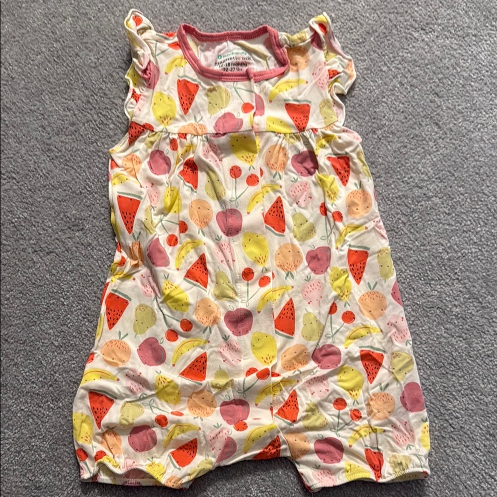 Fruit Patterned Baby Romper